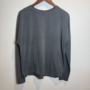 REI Cooperative New Route Long Sleeve Gray Top Women's Size Medium